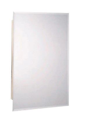 Photo 1 of 16 in. W x 25-7/8 in. H x 4-1/2 in. D Recessed or Surface Mount Frameless Beveled Bathroom Medicine Cabinet
