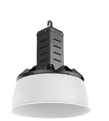 Photo 1 of 16 in. 750-Watt Equivalent Integrated LED Dimmable Black High Bay Light, 5000K
