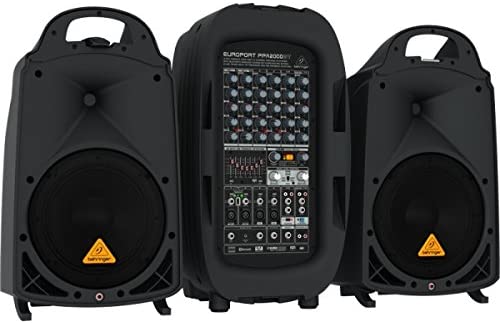 Photo 1 of BEHRINGER, 8 PPA2000BT Ultra-Compact 2000-Watt 8-Channel Portable Pa System with Bluetooth Wireless Technology Black
