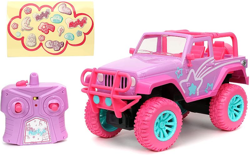 Photo 1 of Jada Toys Like Nastya 1:16 Jeep RC Remote Control Cars Pink, Toys for Kids (32792)
