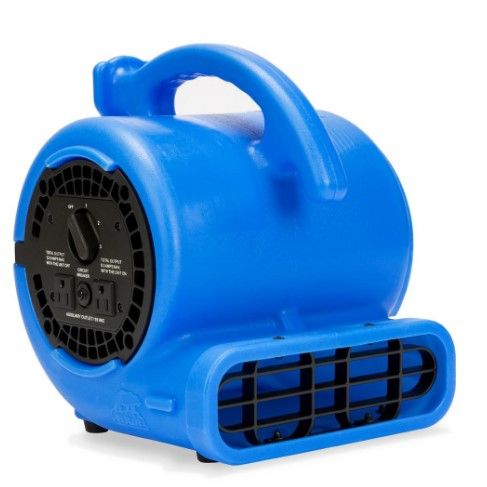 Photo 1 of VP-20 1/5 HP Air Mover for Water Damage Restoration Carpet Dryer Floor Blower Fan Home and Plumbing Use in Blue
