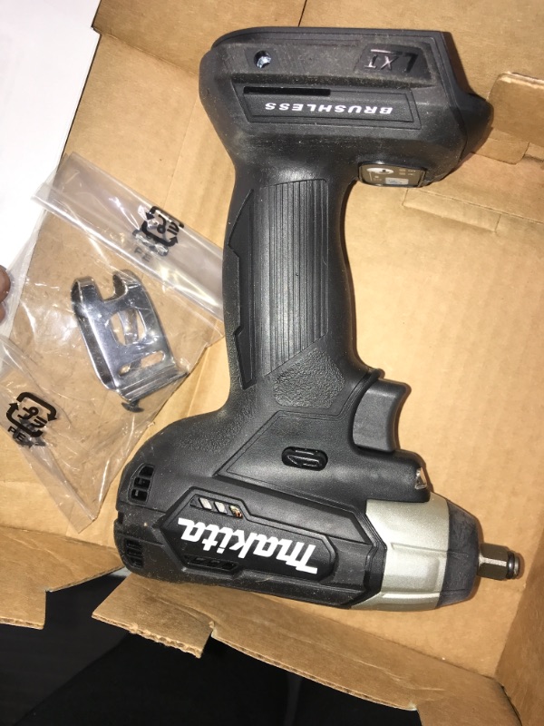 Photo 2 of Makita 18-Volt LXT Lithium-Ion Sub-Compact Brushless Cordless 3/8 in. Sq. Drive Impact Wrench (Tool Only)