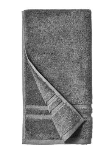 Photo 1 of 2pck-Home Decorators Collection Turkish Cotton Ultra Soft Hand Towel in Charcoal