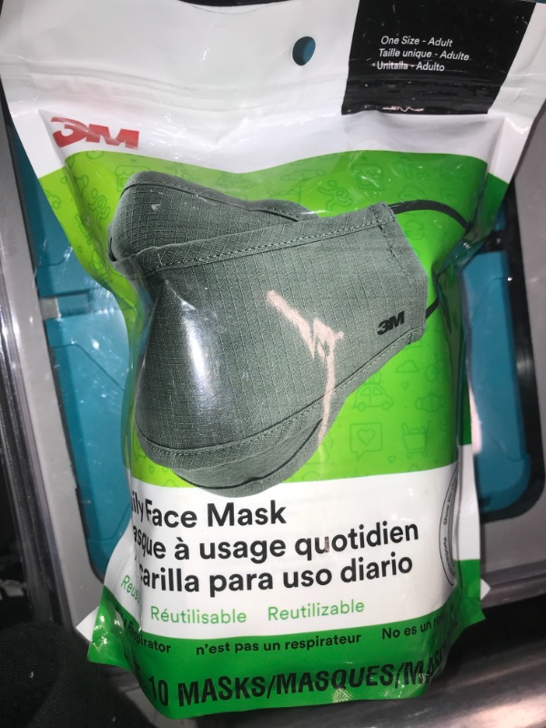 Photo 2 of 3M Reusable Daily Face Mask (10-Pack)