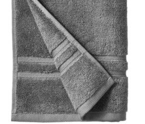 Photo 1 of 4pck-Turkish Cotton Ultra Soft Hand Towel in Charcoal