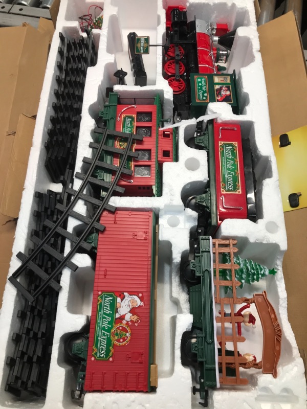 Photo 2 of EZTEC Remote Control North Pole Express Christmas Train Set