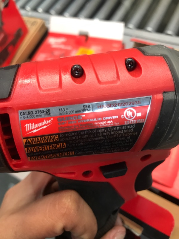 Photo 3 of Milwaukee M18 FUEL SURGE 18-Volt Lithium-Ion Brushless Cordless 1/4 in. Hex Impact Driver (Tool-Only)