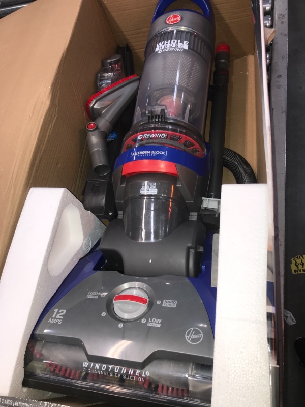 Photo 2 of HOOVER WindTunnel 2 Whole House Rewind Bagless Upright Vacuum Cleaner
