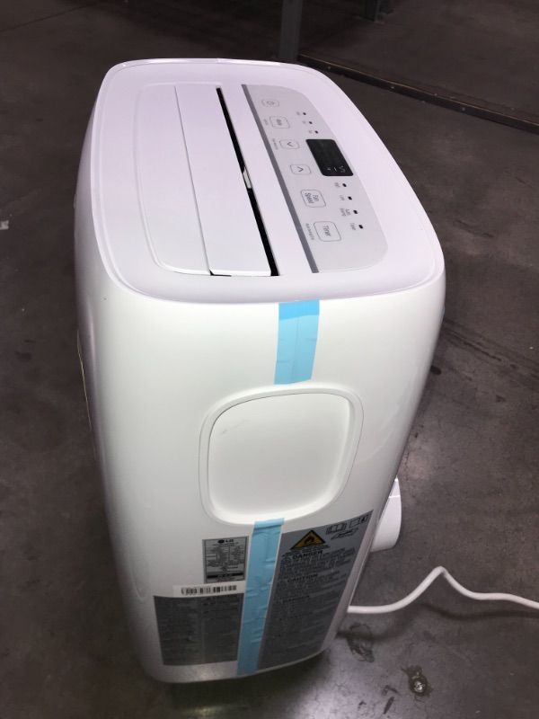 Photo 8 of LG Electronics 7,000 BTU (DOE) 115-Volt Portable Air Conditioner LP0721WSR with Dehumidifier Function and LCD Remote in White