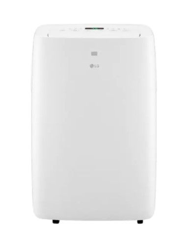 Photo 1 of LG Electronics 7,000 BTU (DOE) 115-Volt Portable Air Conditioner LP0721WSR with Dehumidifier Function and LCD Remote in White