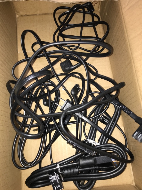 Photo 2 of SOLD AS IS !! bundle of assorted display cables and power cords -NO RETURNS 
