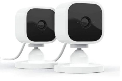 Photo 1 of Blink Mini Indoor Wired 1080p Wi-Fi Security Camera - White (2-Pack)