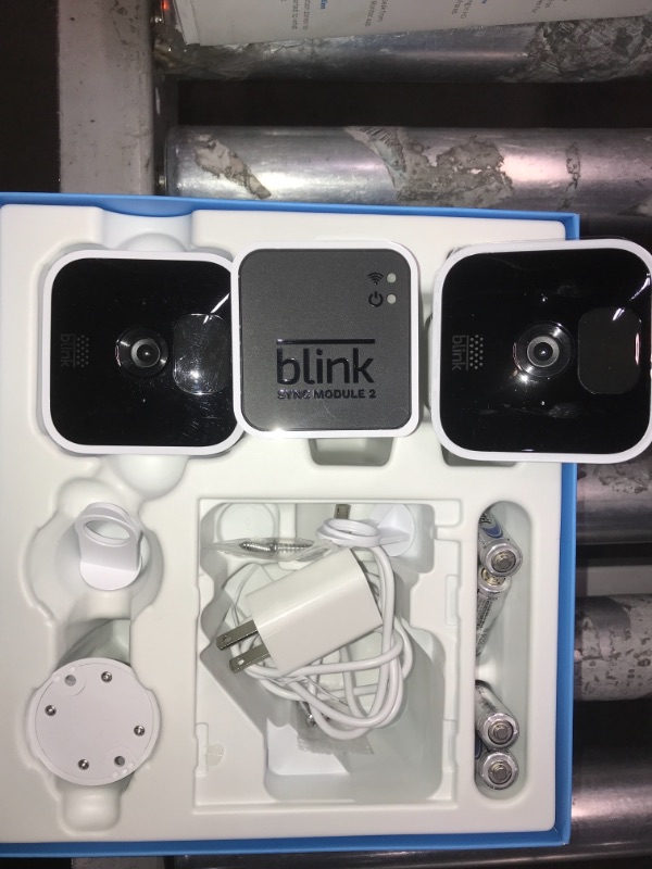 Photo 1 of Blink Indoor wireless, HD Security Camera With 2-Year Battery Life, Motion Detection and 2-Way Audio 2 Camera Kit