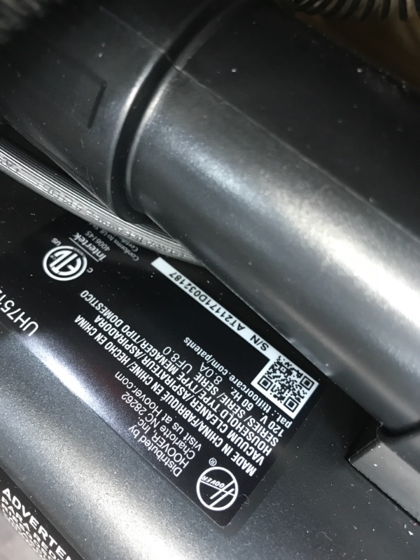 Photo 5 of ***PARTS ONLY*** HOOVER MaxLife High-Performance Swivel Pet Bagless Upright Vacuum Cleaner with HEPA Media Filtration
