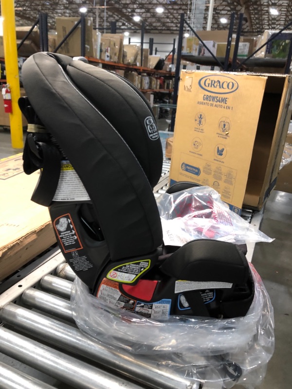 Photo 3 of Graco Grows4Me 4 in 1 Car Seat, Infant to Toddler Car Seat with 4 Modes, West Point 20 x 21.5 x 24 inches

