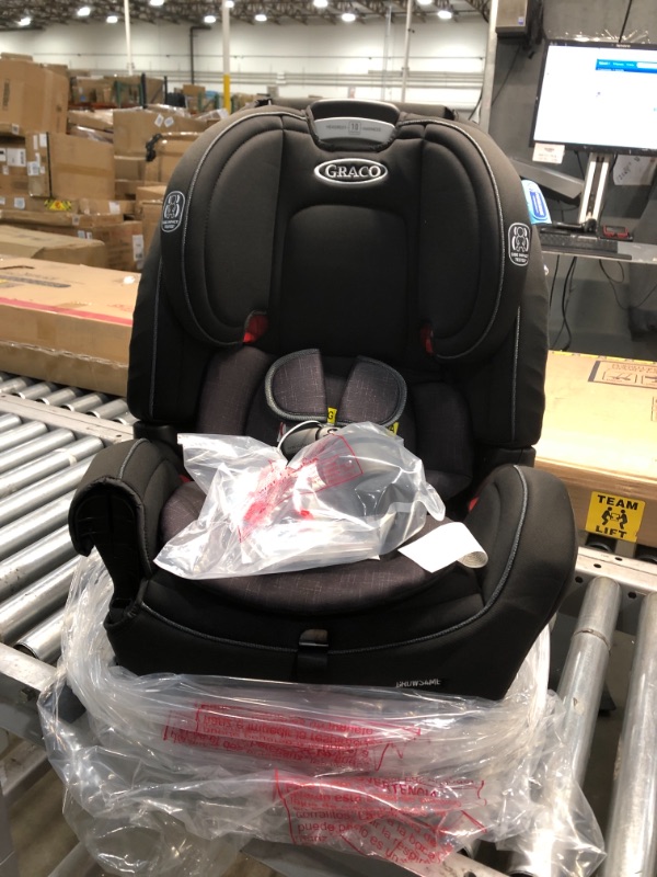 Photo 2 of Graco Grows4Me 4 in 1 Car Seat, Infant to Toddler Car Seat with 4 Modes, West Point 20 x 21.5 x 24 inches

