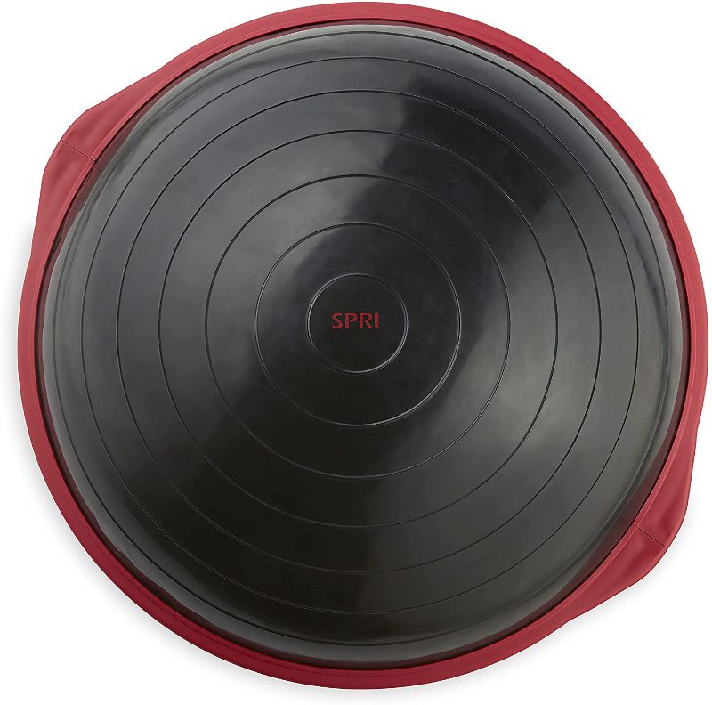 Photo 1 of SPRI Balance Trainer Pro - Dome Shape Half-Exercise Ball with Non-Skid Base - for Balance Training, Strength Building, Toning, and Improved Flexibility - 65cm Diameter
