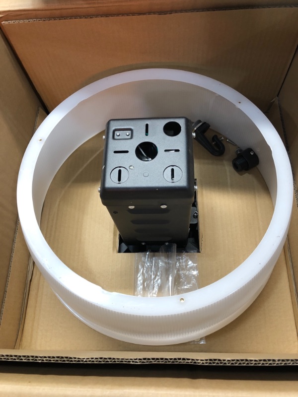 Photo 3 of 16 in. 750-Watt Equivalent Integrated LED Dimmable Black High Bay Light, 5000K