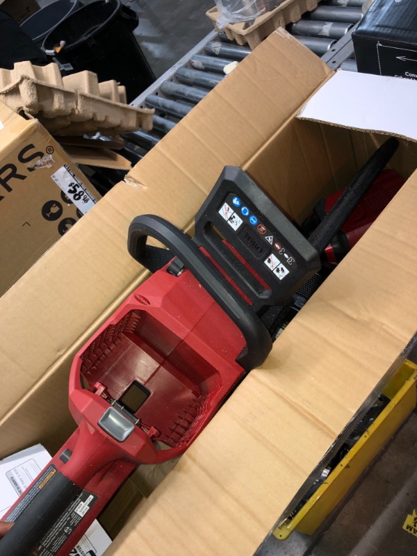 Photo 3 of *PARTS ONLY  **Toro Flex-Force 16 in. 60-Volt Max Lithium-Ion Battery Electric Cordless Chainsaw, 2.5 Ah Battery and Charger Included
