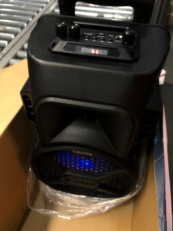 Photo 2 of TZUMI Megabass LED Jobsite Speaker22 - Black
