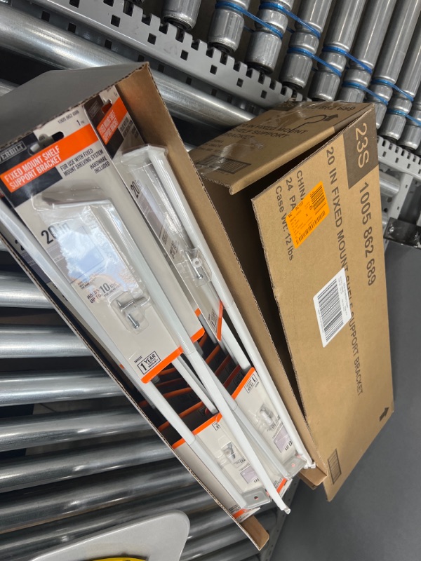 Photo 1 of 20 in. Shelf Support Bracket
24 PACK 
