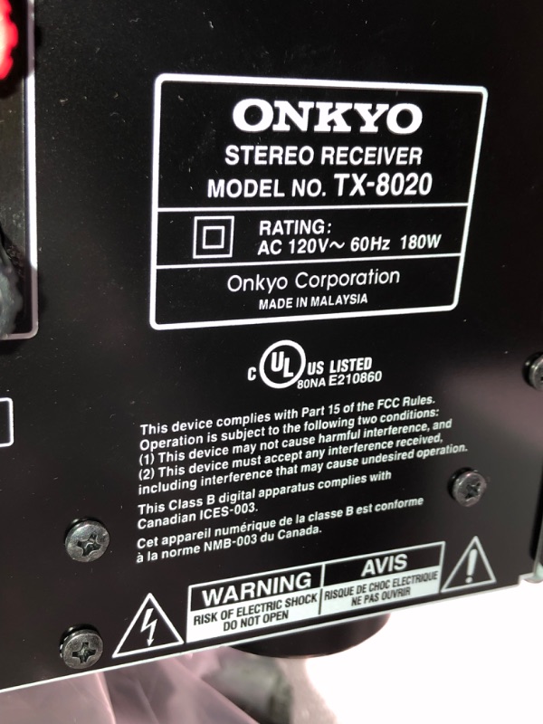 Photo 10 of Onkyo TX-8020 2 channel Stereo Receiver
