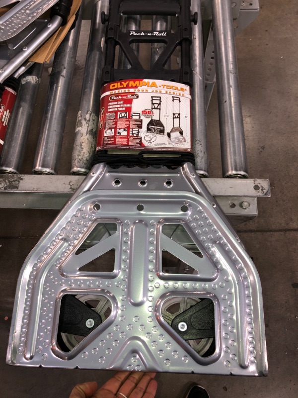 Photo 1 of PACK-N-ROLL 150 lb. Heavy Duty Folding Hand Truck with Load Support and Steel Toe Plate