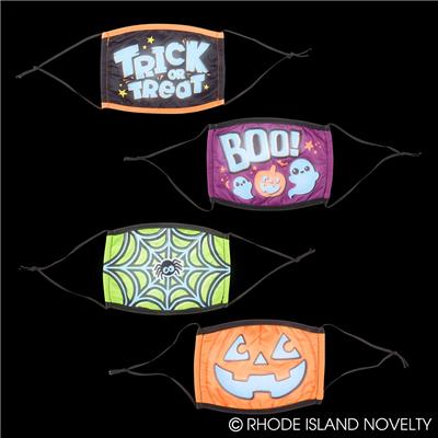 Photo 1 of 4PCK-GLOW IN THE DARK HALLOWEEN FACE MASK CHILD SIZE
