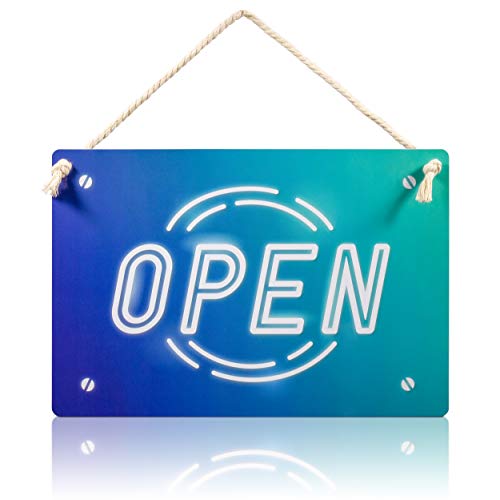 Photo 1 of 2PCK-Open Closed Sign for Business 12 X 8 inch Jolli Designs
