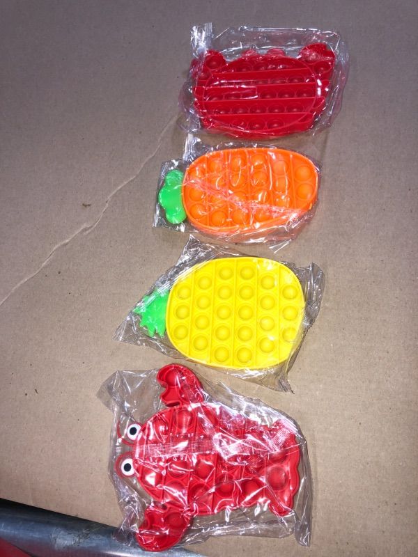 Photo 1 of BBiean Sensory Fidget Toys,4pack Fun-Shaped Squeeze Silicone Toys, Stress Relief Tool for Autism,Educational Toys(4Pcs StyleA)
