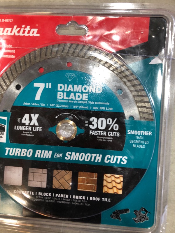 Photo 3 of 7 in. Turbo Rim Diamond Blade for General Purpose