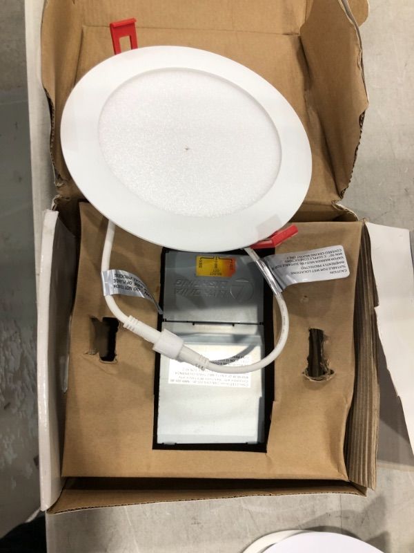 Photo 2 of 
**incomplete* Lithonia Lighting
Contractor Select Wafer Series 6 in. 2700K/3000K/3500K Switchable White Integrated 1150 LM LED Canless Recessed Fixture