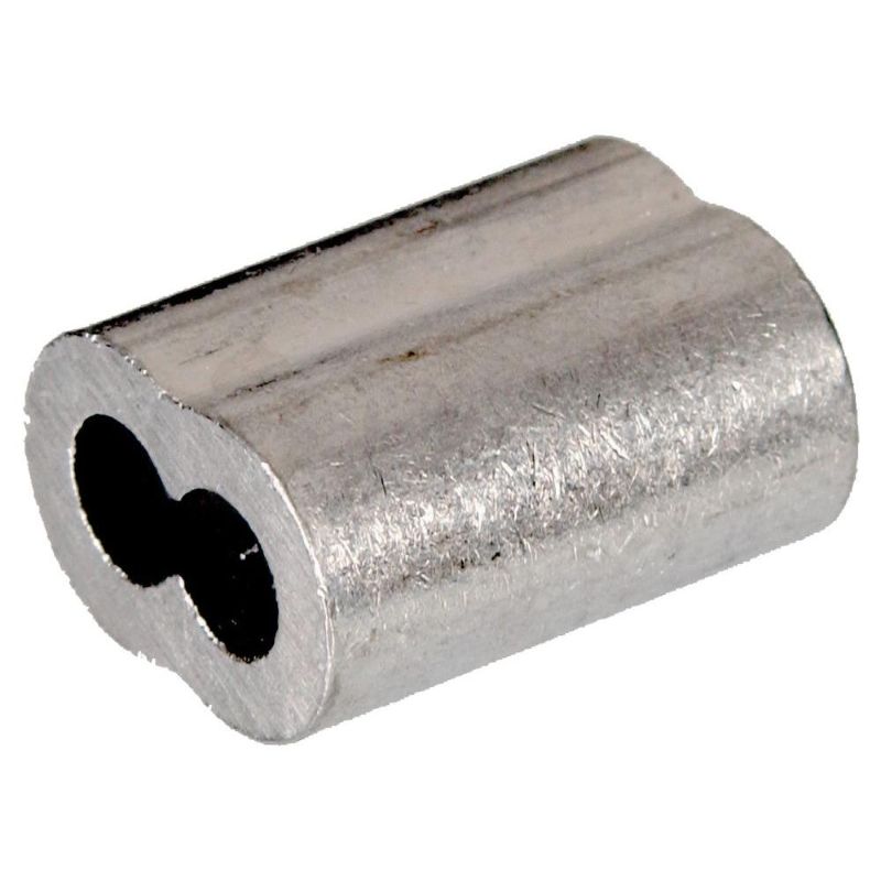 Photo 1 of 11 CASES Hardware Essentials 3/32 in. Cable Ferrule in Aluminum (50-Pack)
