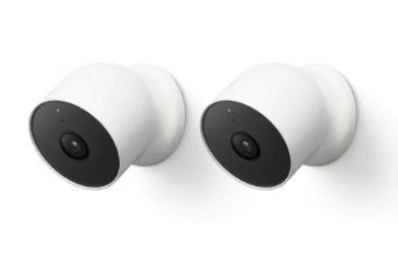 Photo 1 of Nest Cam (Battery) - Indoor and Outdoor Wireless Smart Home Security Camera - 2 Pack