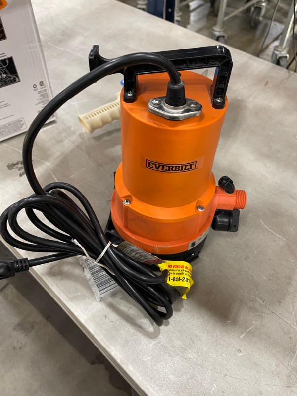 Photo 1 of 1/4 HP 2-in-1 Utility Pump
