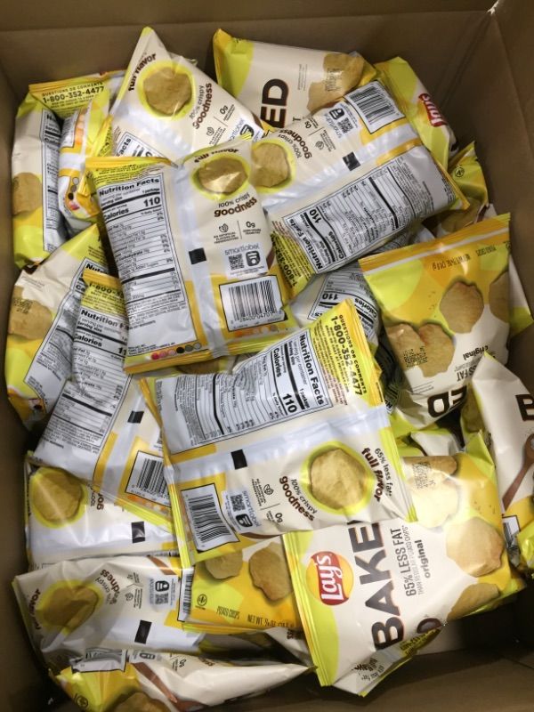 Photo 2 of ***DATE 12-28-21**LAY'S Baked Original Potato Crisps, 1.125 ounce (Pack of 40)
