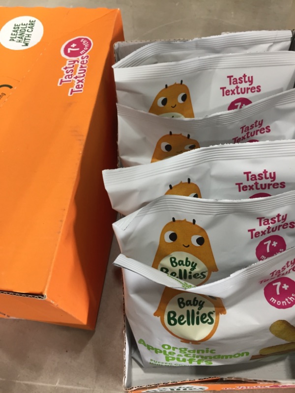 Photo 2 of (12 Pack) Little Bellies Organic Stage 2, Apple & Cinnamon Baby Snack, 2.4 Oz Pouch
