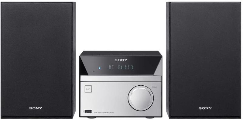 Photo 1 of Sony Micro Hi-Fi Stereo Sound System with Bluetooth Wireless Streaming NFC, CD Player, FM Radio, Mega Boost, USB Playback & Charge, AUX Input, Remote Control
