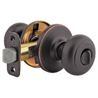 Photo 1 of Kwikset Cove Venetian Bronze Metal Privacy Knob 3 Right or Left Handed
