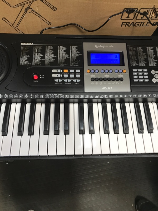 Photo 5 of Joymusic 61-Key Pack with Headphones,Microphone,Stand,Stool,and Power Supply-The Electronic Keyboards with The Joy trademarks are on Sale Randomly. (JK-61-KIT)
