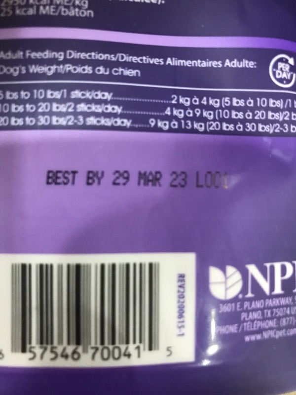 Photo 3 of **cat food expired jul 14,2024**Blue Buffalo Tastefuls Chicken, Turkey & Chicken & Ocean Fish & Tuna Entrées Variety Pack Pate Wet Cat Food, 5.5-oz Can, Case of 12
Get Naked Digestive Health Grain-Free Small Dental Stick Dog Treats, 18 Count **dog treat e