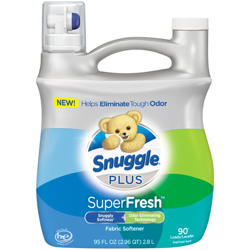 Photo 1 of NEW**NOT REFUNDABLE**SOLD AS IS**
Snuggle Plus Super Fresh Liquid Fabric Softener with Odor Eliminating Technology, Original, 95 Fluid Ounces, 90 Loads
