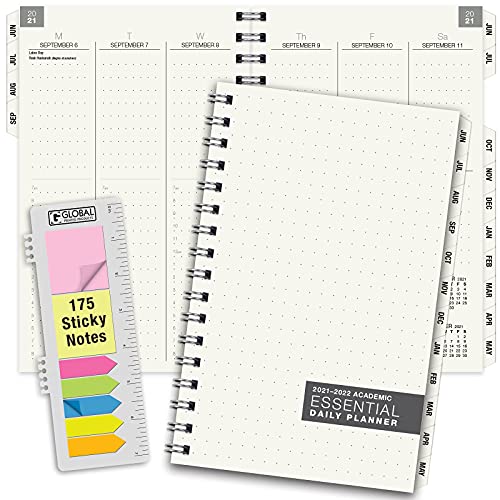 Photo 1 of 2 PACK**Global Printed Products Essential 5x8 Monthly & Weekly 2021-2022 Planner - (5x8 - June 2021 Through July 2022)
