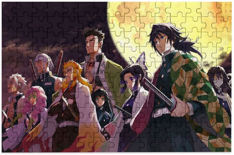 Photo 1 of Anime Jigsaw Puzzle for Adult 150 Piece Wooden Puzzle Kids and Adult Educational Games Small Puzzle 4x6 inch
