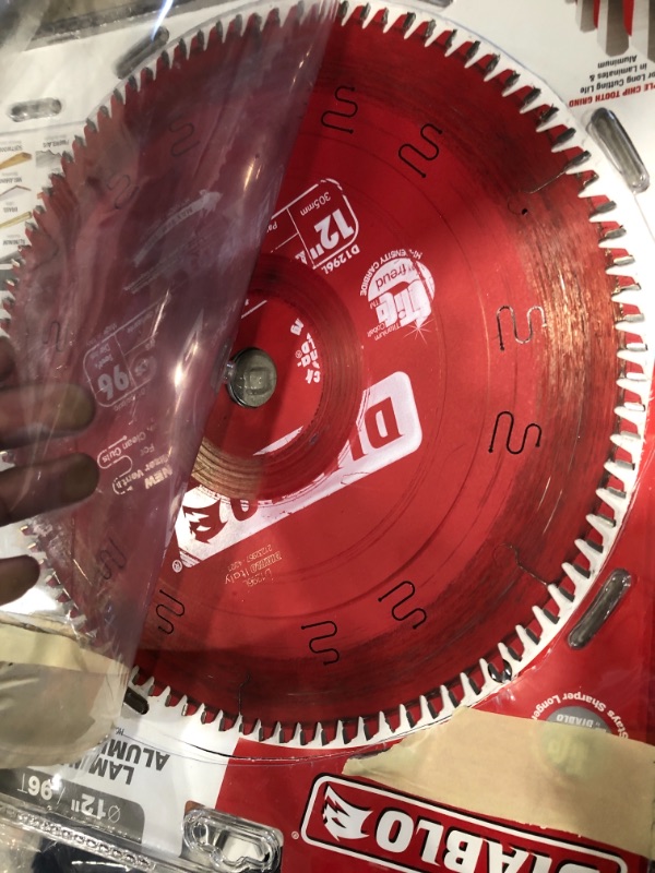 Photo 2 of 12 in. x 96-Tooth Laminate/Aluminum/Plastics Circular Saw Blade
