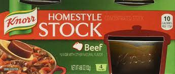 Photo 1 of (4 Pack) Knorr Homestyle Stock Beef 4.66 oz *** Best If Used By FEB 11 2022***