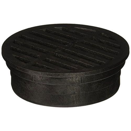 Photo 1 of (10 PIECES)Nds 4 in. Black Pvc Round Grate 11