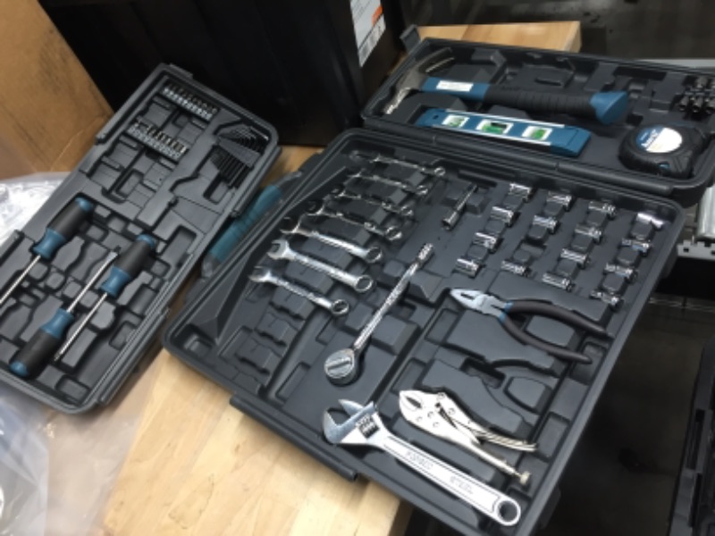 Photo 2 of **MISSING TOOLS**
Anvil A76HOS 76 Piece Homeowner’s Tool Set w/ Scissors, Pliers, Hammer, Screwdrivers, and More (Bi-Fold Plastic Carrying Case Included)
