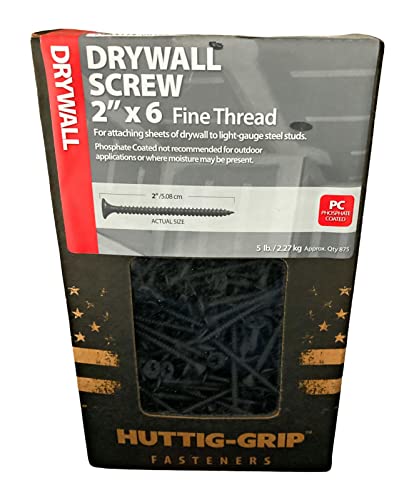 Photo 1 of (TWO BOXES)
Drywall Screw 2”x6 Fine Thread
