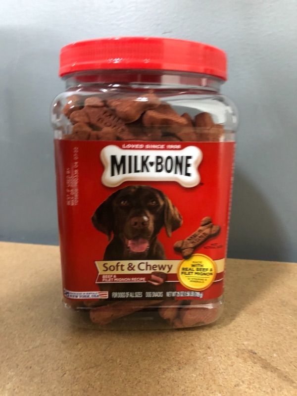 Photo 2 of **BEST BY 05-05-2022**Milk-Bone Soft & Chewy Dog Treats with 12 Vitamins and Minerals 2-PACK